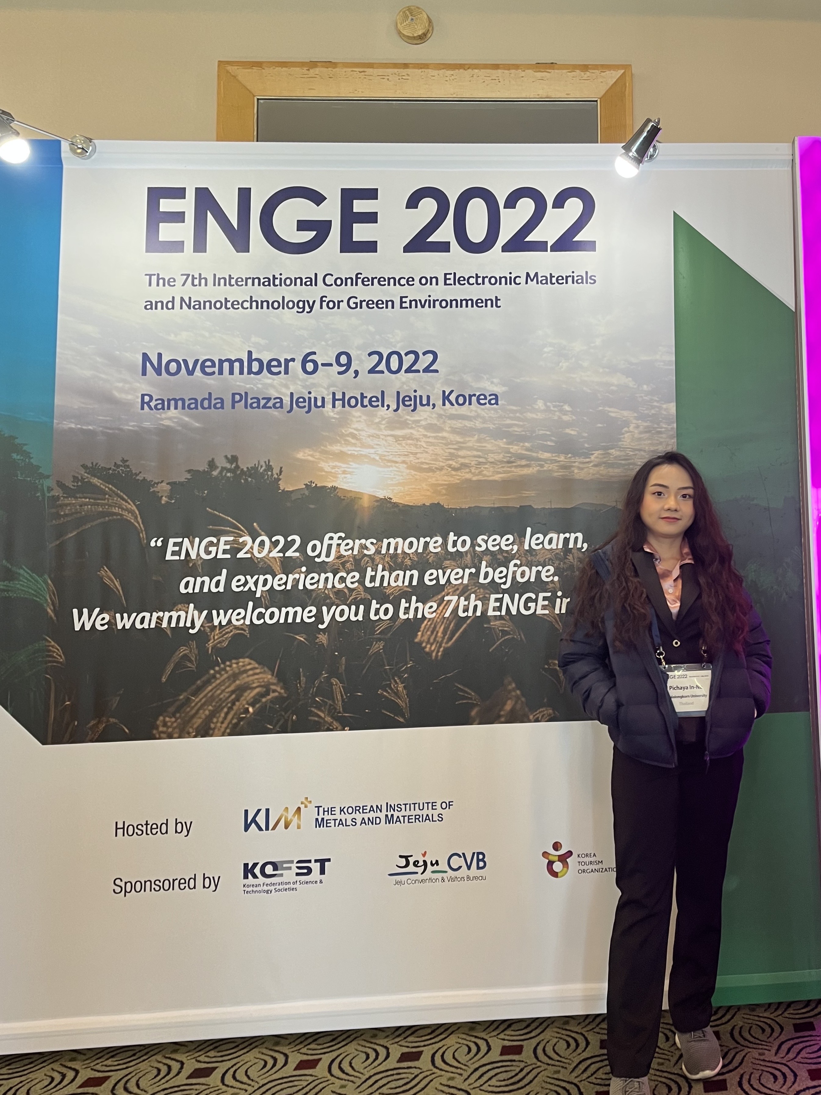Dr. Pichaya Attended ENGE 2022 Conference at Jeju, Korea